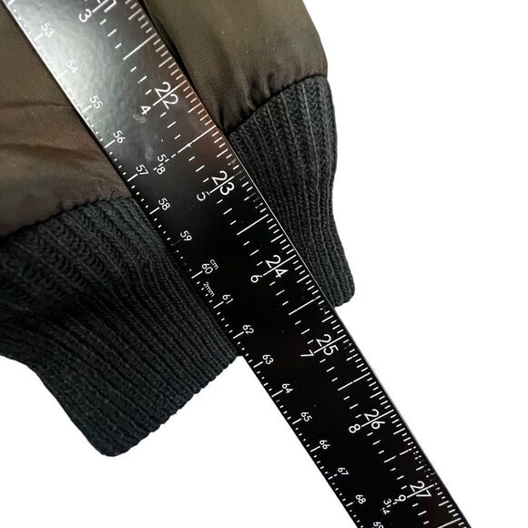 BUD BERMA MENS VINTAGE BROWN FLIGHT JACKET SIZE 40 REVERSIBLE - Picture 8 of 11